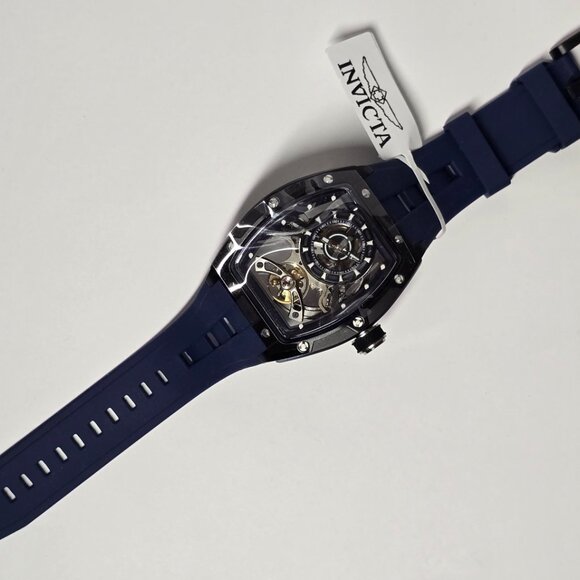 Invicta S1 Rally Torque Automatic Men's Watch w/ Skeleton Dial 44mm Blue (49036) - Picture 7 of 13